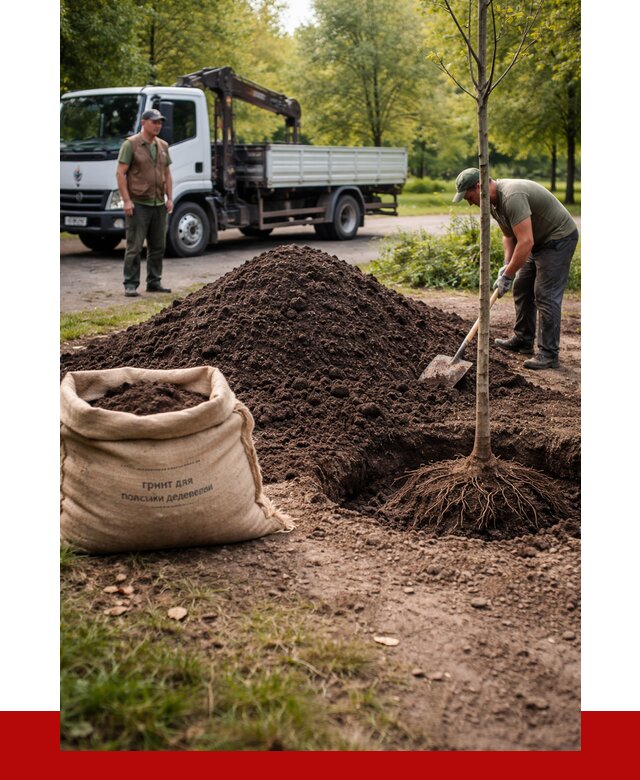 Грунт для посадки деревьев в Нижневартовске от 1243 р. | ПРОНЕРУДНжт