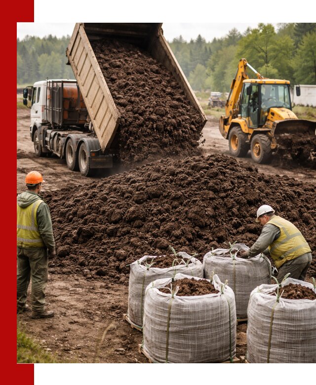 Доставка нейтрального торфа в Нижневартовске оптом и в розницу