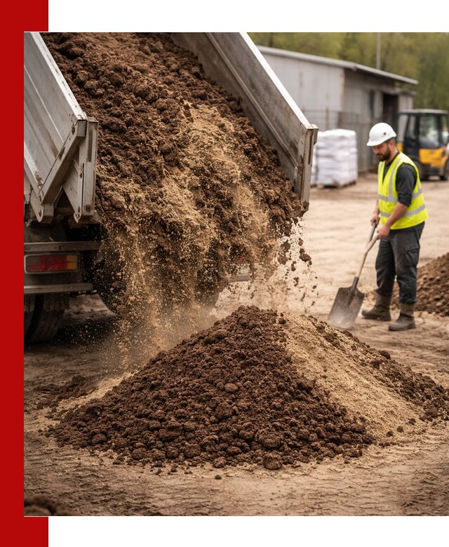 Доставка торфо-песчаной смеси в Нижневартовске для строительства и озеленения