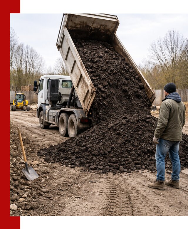 Доставка чернозема навалом в Нижневартовске быстро и выгодно