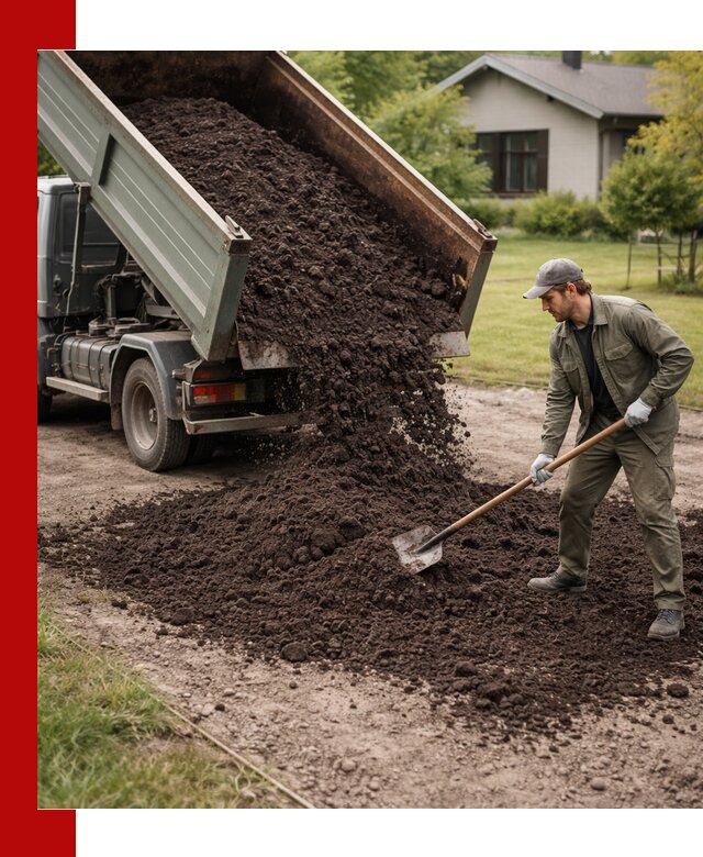 Чернозем для газона с доставкой в Нижневартовске быстро и качественно