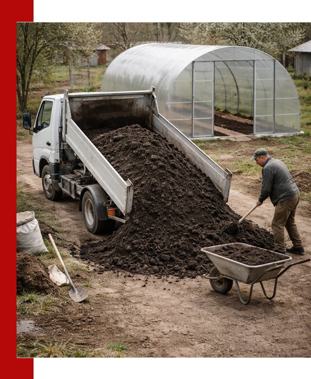 Чернозем для теплицы с доставкой в Нижневартовске