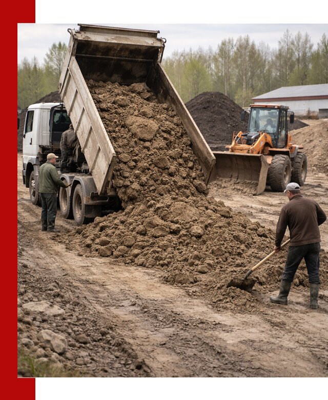 Доставка глин и суглинков в Нижневартовске оптом и вкрай