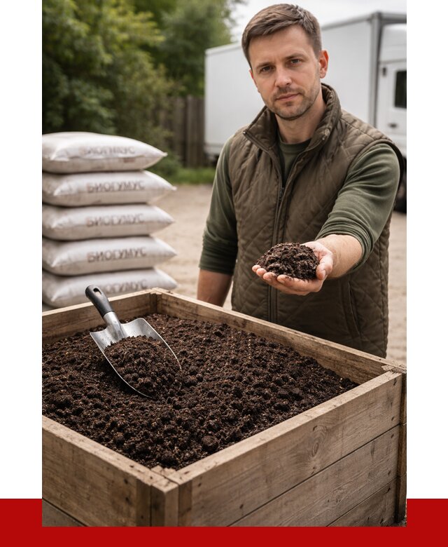 Купить биогумус в Нижневартовске с доставкой от 8806 р. за куб | ПРОНЕРУДНжт