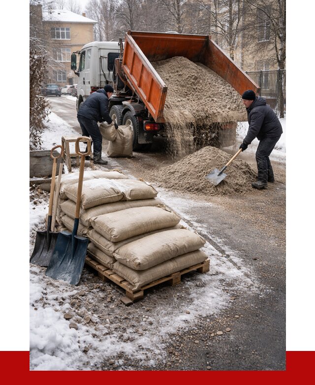 Противогололедные материалы оптом в Нижневартовске от 4351 р. | ПРОНЕРУДНжт