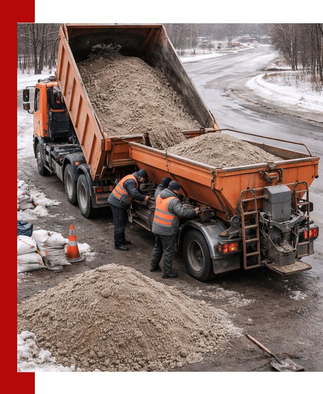 Поставка и вывоз пескосоля в Нижневартовске оптом и в розницу