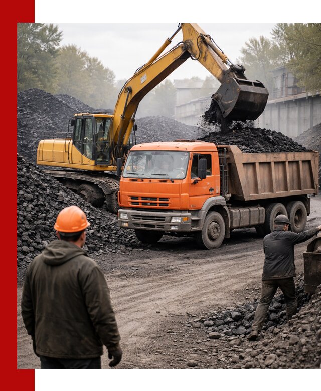 Доставка угля автотранспортом в Нижневартовске быстро и выгодно