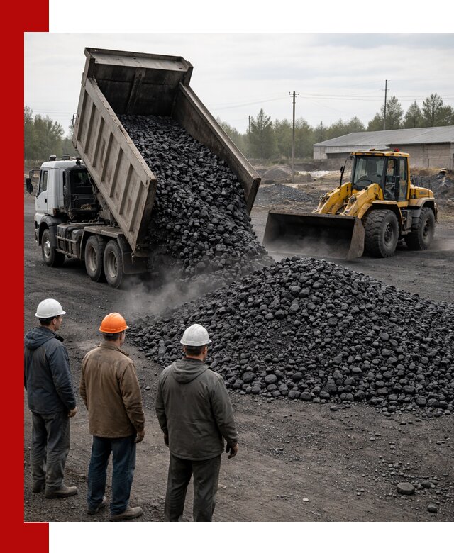Доставка угля антрацита в Нижневартовске с самосвалами и погрузкой