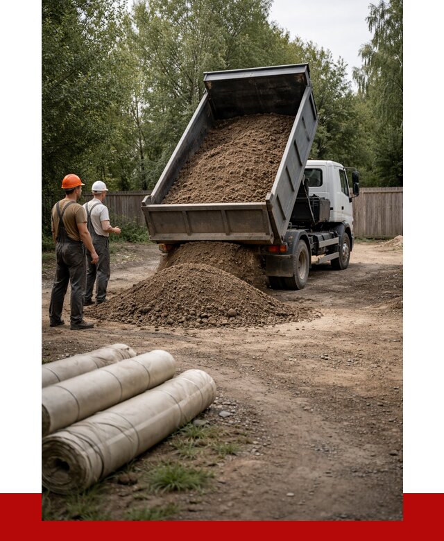 Доставка сыпучих материалов самосвалом в [cvi] от 4351 р. | ПРОНЕРУДНжт