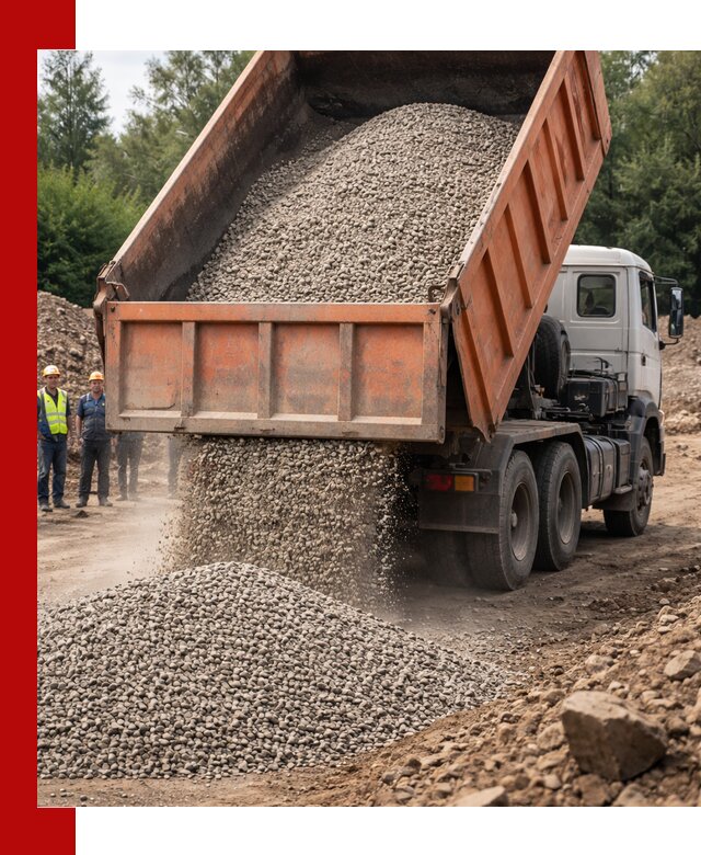 Доставка сыпучих материалов самосвалом в Нижневартовске быстро и надежно