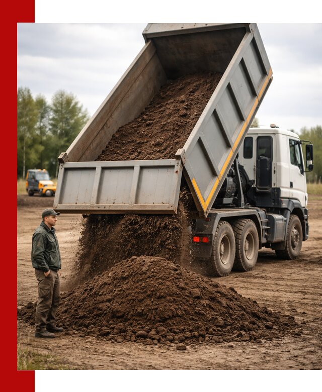 Аренда самосвала с водителем в Нижневартовске для сыпучих грузов и навоза
