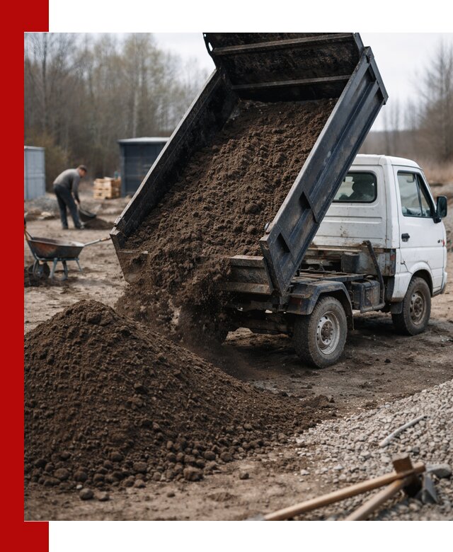 Аренда минисамосвала в Нижневартовске для доставки сыпучих материалов