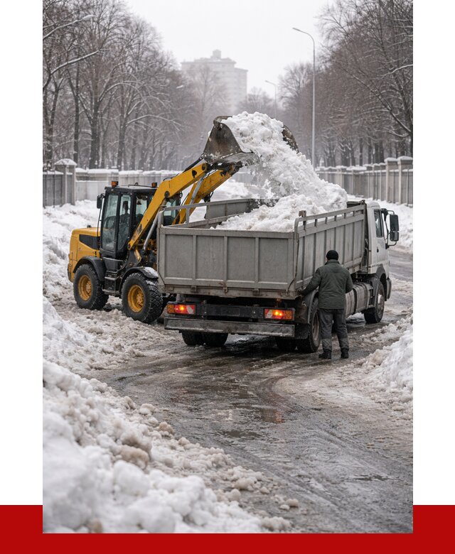 Вывоз снега с погрузкой в Нижневартовске от 3626 р. ПРОНЕРУДНжт