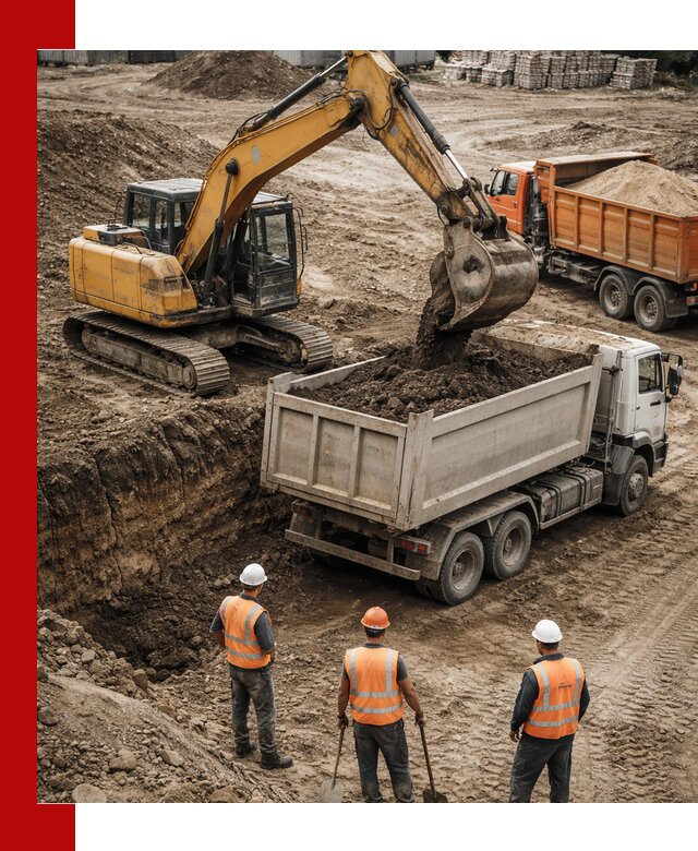 Разработка грунта для строительства и благоустройства в Нижневартовске