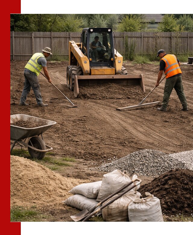 Выравнивание участка под строительство и благоустройство в Нижневартовске