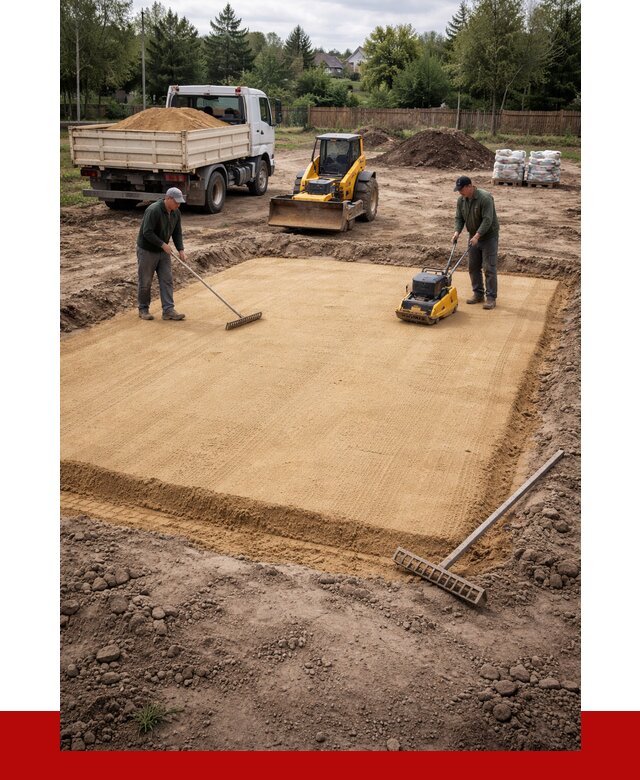 Устройство песчаной подушки в Нижневартовске от 4662 р. ПРОНЕРУДНжт