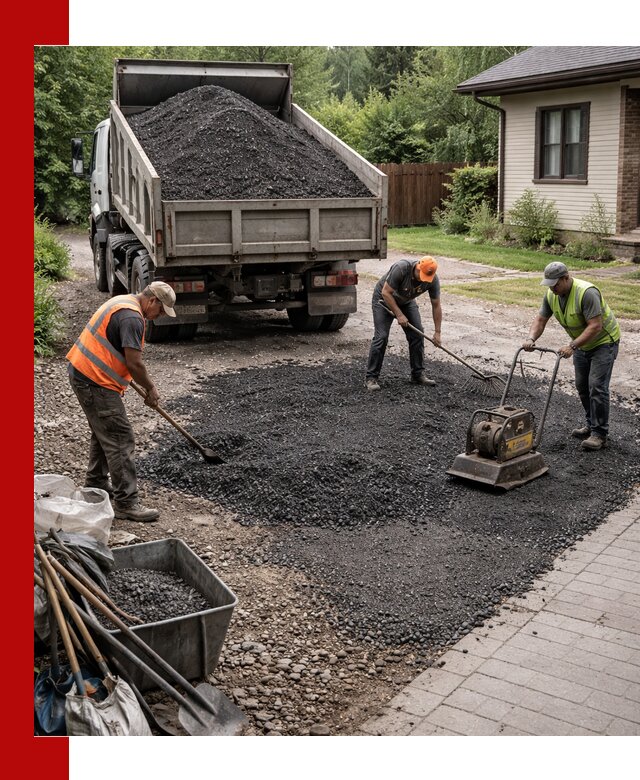 Асфальтовая крошка для двора с доставкой в Нижневартовске